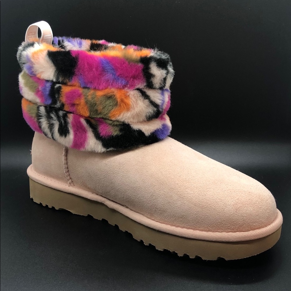 NEW Women’s Ugg Fluff Mini Quilted “Motlee” Boot - Picture 4 of 8